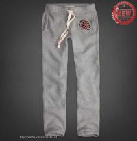 heren abercrombie and fitch elastisch sweatpants chief logo lichtgrijs Verkoop Bedrijf qbii3880